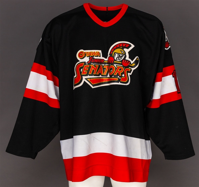 Ottawa Jr Senators CJHL Mid-1990s to Mid-2000s Game-Worn Jersey 
