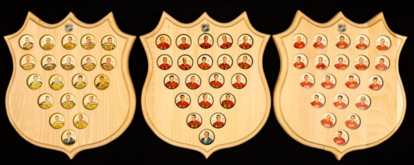 1961-62 Shirriff Hockey Coin Complete Set with Custom-Made Wooden Plaque Plus 50+ Extras 