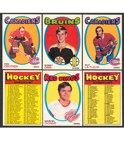 1971-72 O-Pee-Chee Hockey Complete High Grade 264-Card Set