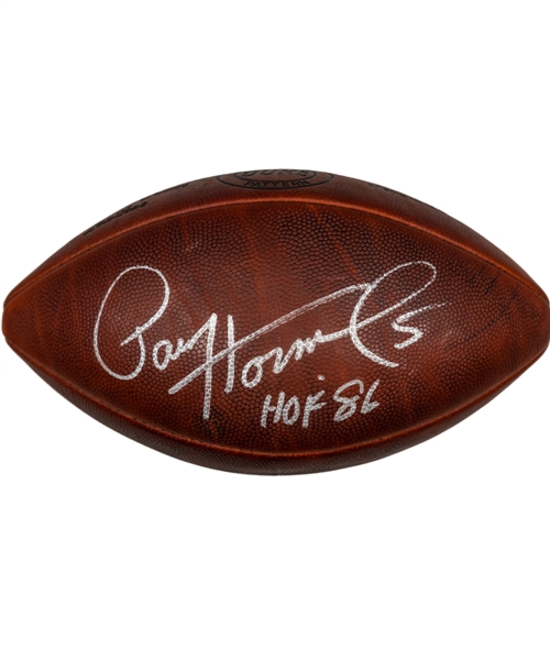 Paul Hornung Signed Wilson "The Duke" Football with "HOF 86" Annotation - Radtke Sports Authenticated