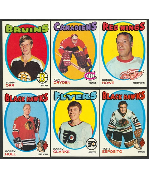 1971-72 Topps Hockey Complete Mid-to-High Grade 132-Card Set