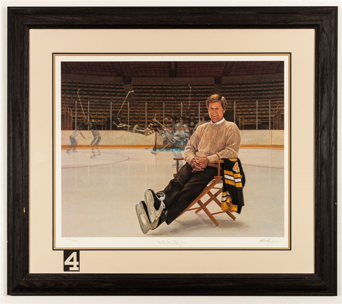 Bobby Orr Signed Boston Bruins "Garden of Dreams" Ken Danby Limited-Edition Framed Print (36 ½” x 41 ½”)