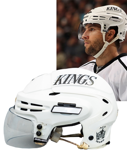 Simon Gagne’s 2011-12 Los Angeles Kings Bauer Game-Worn Regular-Season and Stanley Cup Finals Helmet with Team/MeiGray LOA – Stanley Cup Championship Season! 