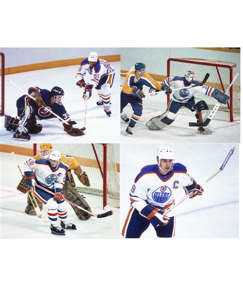 Considerable Edmonton Oilers 1984-85 Regular Season and Playoffs Colour and B&W 35mm Negative Collection of 3,500+ including 325+ Images of Wayne Gretzky  