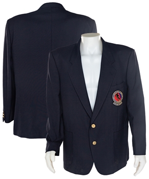 Tom Johnsons Hockey Hall of Fame Honoured Member Blazer Jacket from His Personal Collection with LOA