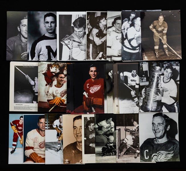 Ted Lindsays Detroit Red Wings Modern Photos/Posters/Prints/Postcards Collection (800+) with Family LOA 
