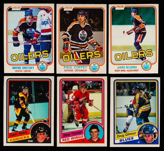 1981-82 and 1984-85 O-Pee-Chee Hockey Complete High Grade Sets
