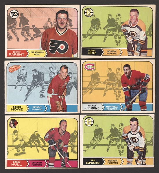 1968-69 O-Pee-Chee Hockey Complete 132-Card 1st Series Set