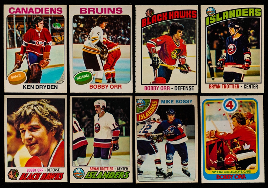 1975-76, 1976-77, 1977-78 and 1978-79 O-Pee-Chee Hockey Sets (3)/Near Set (1)