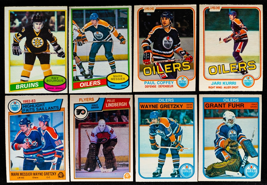 1980-81, 1981-82, 1982-83 and 1983-84 O-Pee-Chee Hockey Complete 396-Card Sets