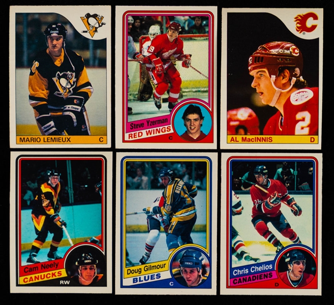 1984-85 and 1985-86 O-Pee-Chee Hockey Complete Sets