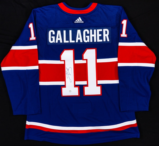 Brendan Gallagher Signed Montreal Canadiens Reverse Retro Alternate Captain’s Jersey with COA