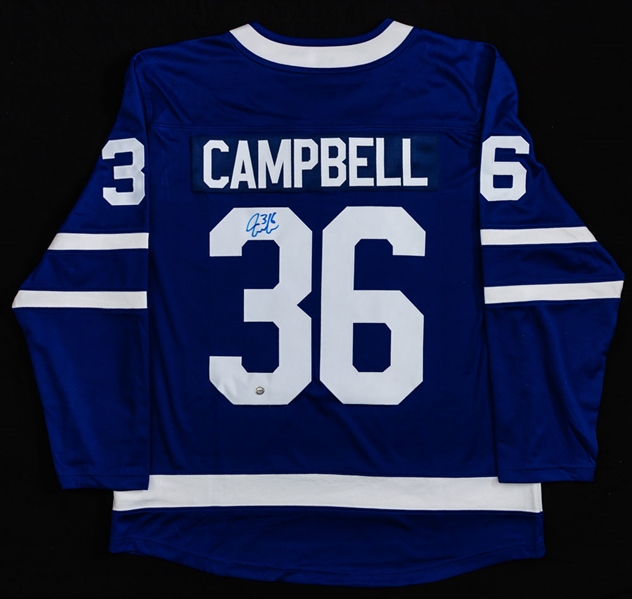 Jack Campbell Signed Toronto Maple Leafs Fanatics Jersey with COA 