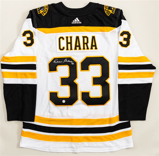 Zdeno Chara Signed Boston Bruins Captain’s Jersey with COA 