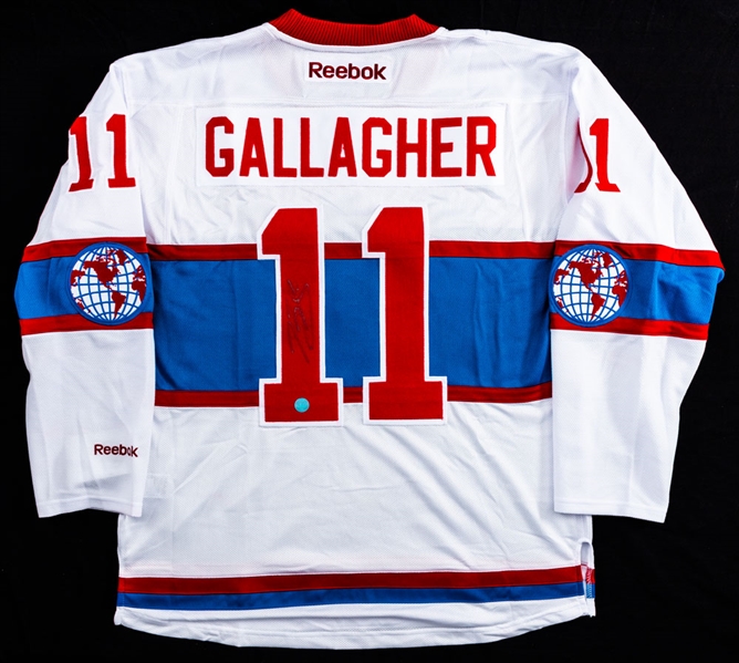 Brendan Gallagher Signed 2016 Winter Classic Montreal Canadiens Jersey with COA