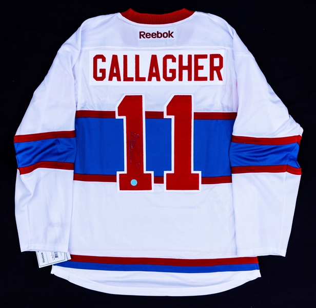 Brendan Gallagher Signed 2016 Winter Classic Montreal Canadiens Jersey with COA