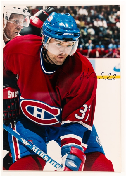 Niklas Sundstrom Photo Display from the Montreal Canadiens Archives (20” x 28”)