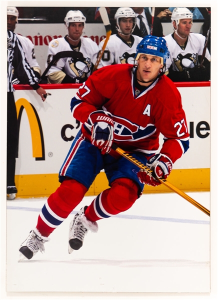 Alex Kovalev Photo Display from the Montreal Canadiens Archives (20” x 28”)