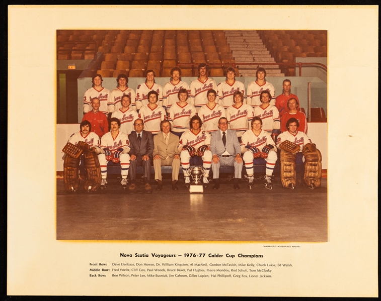 Nova Scotia Voyageurs 1975-76 and 1976-77 Calder Cup Champions Official Team Pictures (2)