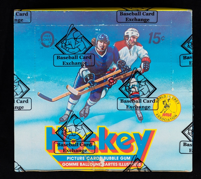 1977-78 O-Pee-Chee WHA Hockey Wax Box (48 Unopened Packs) - BBCE Certified - Last Year of WHA Cards 