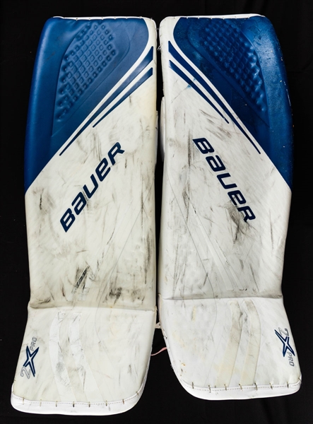 Andrei Vasilevskiy’s 2019-20 Tampa Bay Lightning Bauer Vapor Game-Used Blocker, Glove and Pads – Stanley Cup Championship Season! - Most Photo-Matched! 