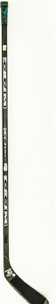 Henrik Zetterbergs Detroit Red Wings Signed CCM Vector Game-Used Stick