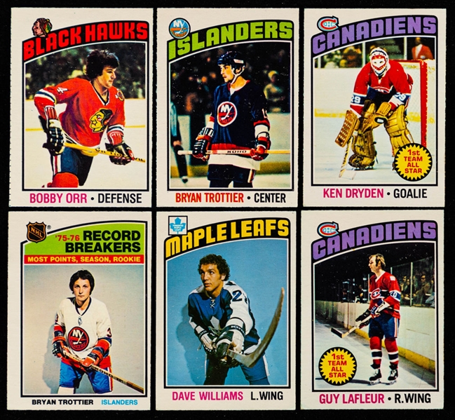 1976-77 O-Pee-Chee Hockey Near Complete Mid-Grade Card Set (395/396)