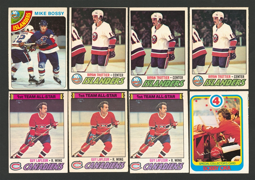 1974-75, 1977-78 and 1978-79 O-Pee-Chee Hockey Partial Sets / Starter Sets and Card Collection