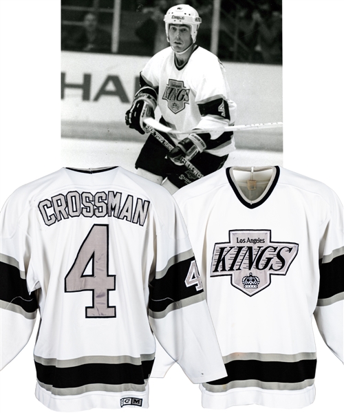 Doug Crossmans 1988-89 Los Angeles Kings Game-Worn Jersey