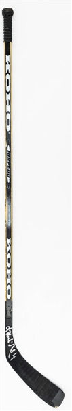 Roman Hamrliks Early-2000s New York Islanders Signed Koho Torpedo Game-Used Stick