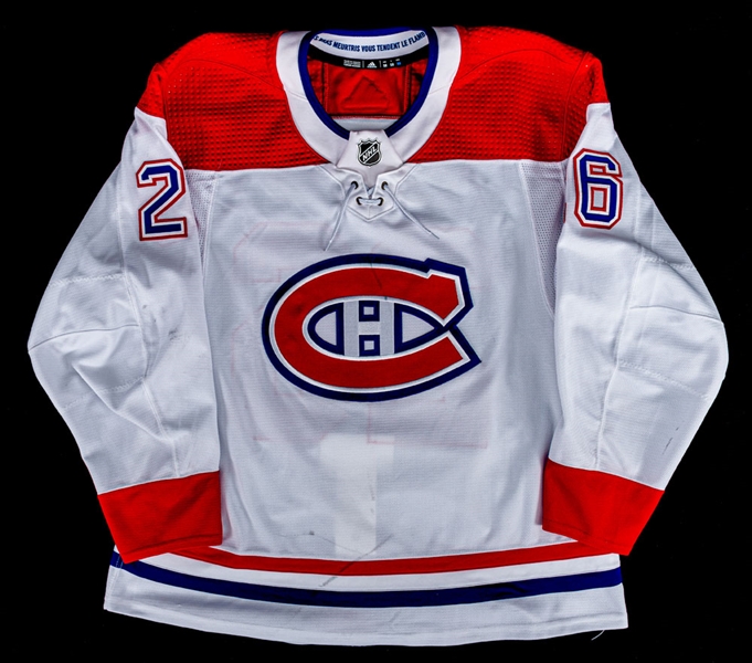 Jeff Petrys 2020-21 Montreal Canadiens Game-Worn Jersey with Team LOA