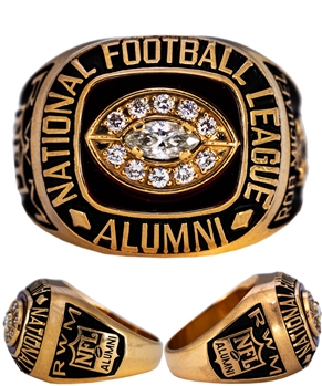 NFL Alumni 10K Gold and Diamond Ring 