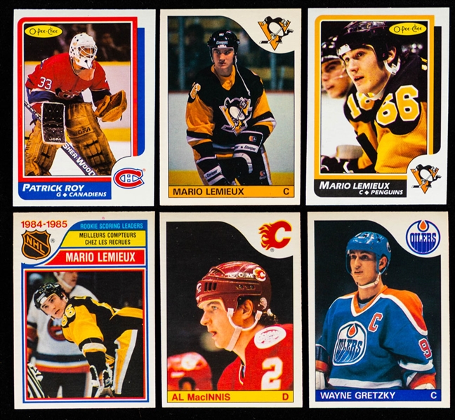 1985-86 and 1986-87 O-Pee-Chee Hockey Complete 264-Card Sets 