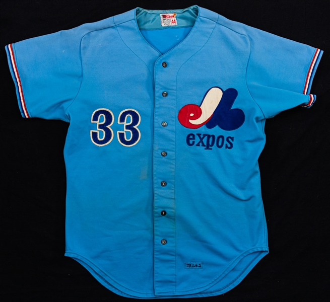 Ron Hunts 1973 Montreal Expos Game-Worn Jersey