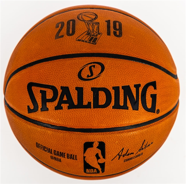 NBA Official Game Ball with 2019 NBA Finals Logo - Purchased from the Toronto Raptors