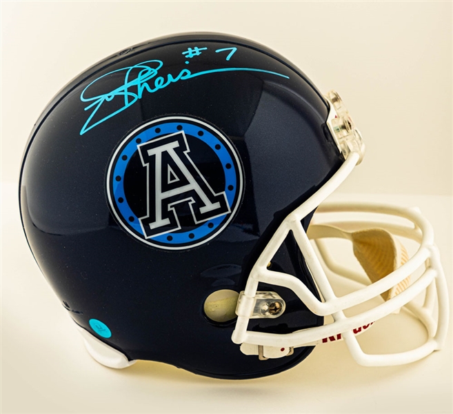Joe Theismann Signed Toronto Argonauts Full-Size Riddell Helmet