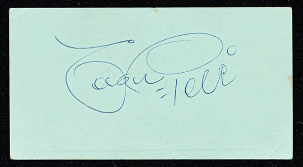 Soccer/Football Legend Pele Vintage Signature with Full Name "Edson Pele"