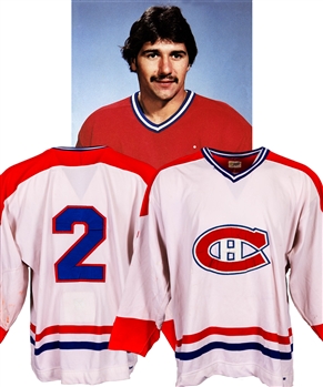 Gaston Gingras 1979-80 Montreal Canadiens Game-Worn Rookie Season Jersey - Team Repairs!