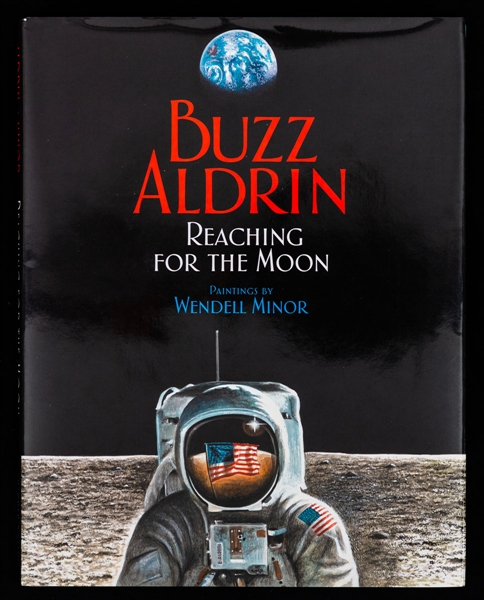 NASA Astronaut Buzz Aldrin Signed "Reaching for the Moon" Book and Ed Buckbee and Wally Schirra Signed "The Real Space Cowboys" Book
