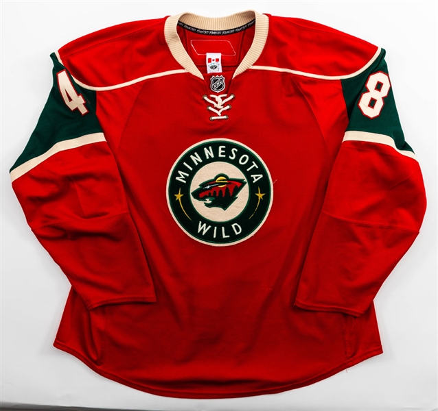 Guillaume Latendresse’s 2009-10 Minnesota Wild Game-Worn Jersey with Team COA – Photo-Matched! 