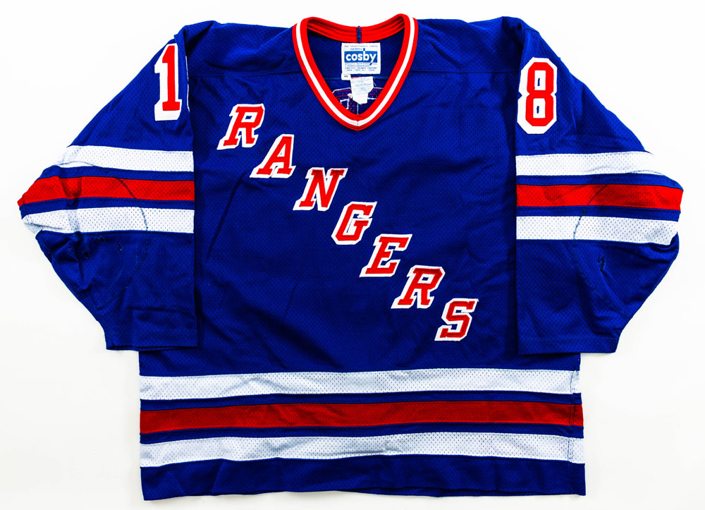Lot Detail - Bill Berg's 1995-96 New York Rangers Game-Worn Playoffs ...