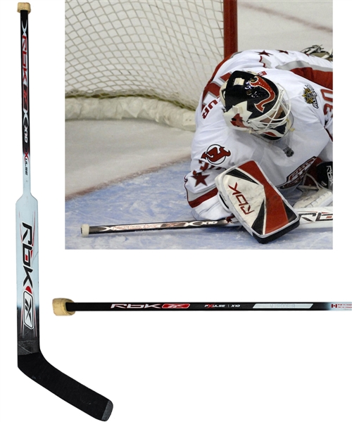 Martin Brodeur’s 2006-07 New Jersey Devils RBK X-Pulse X10 Game-Used Stick – Vezina Trophy Season! -  Photo-Matched to the 2007 NHL All-Star Game!