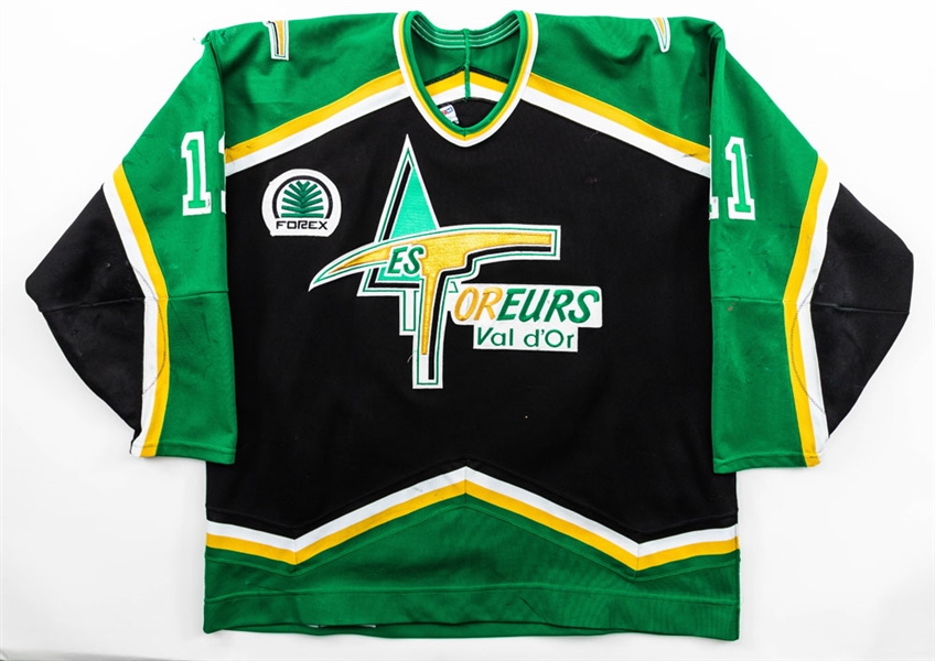 Lee Cousineau’s Mid-to-Late-1990s QMJHL Val d’Or Foreurs Game-Worn Jersey 