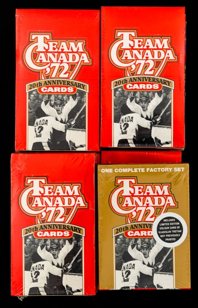 1972 Canada-Russia Series (1991 Future Trends) Hockey Card Unopened Wax Boxes (27)