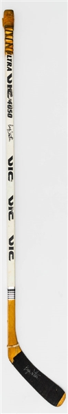 Bryan Trottiers Mid-to-Late-1980s New York Islanders Ultra Vic 4050 Game-Used Stick (The Barry Meisel Collection)