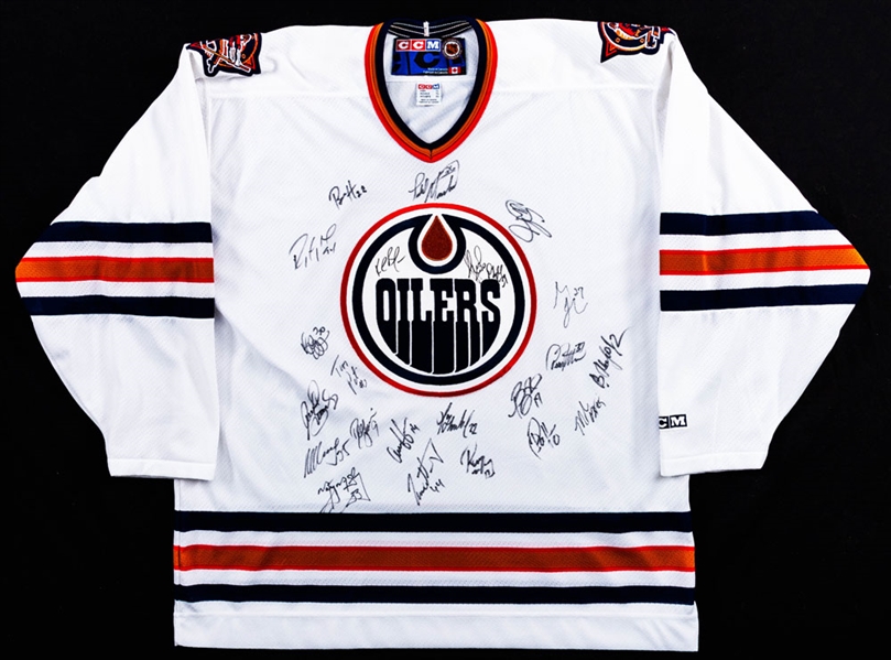 Edmonton Oilers 1998-99 Team-Signed Jersey 