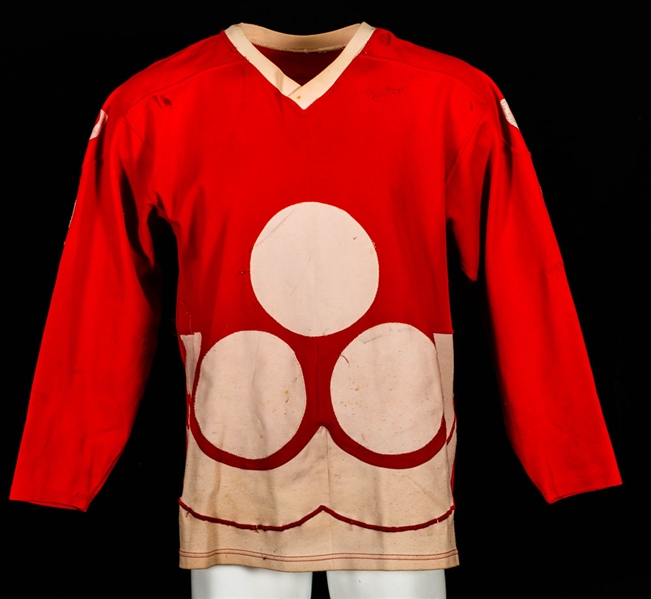 Winnipeg Clubs (WCHL) 1973-76 Game-Worn Jersey Attributed to Paul Baxter – Team Repairs! 