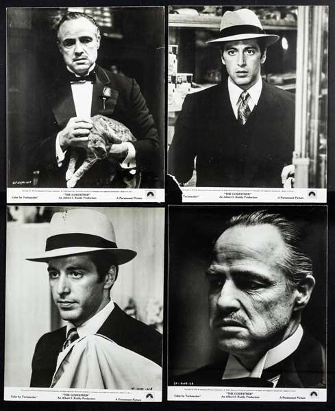 1972 The Godfather Black and White Publicity Photo/Still Collection of 40 