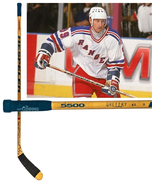 Wayne Gretzkys 1998-99 New York Rangers Signed Hespeler 5500 Game-Used Stick with LOA