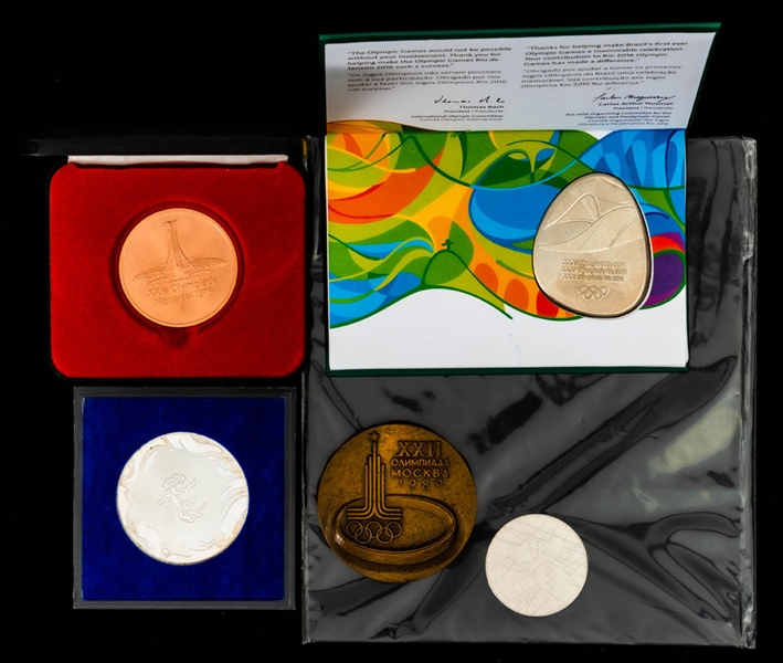 Summer Olympics 1980 to 2016 Participation Medals (5)